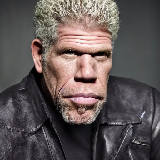Image similar to Ron perlman hyper realistic 4K quality