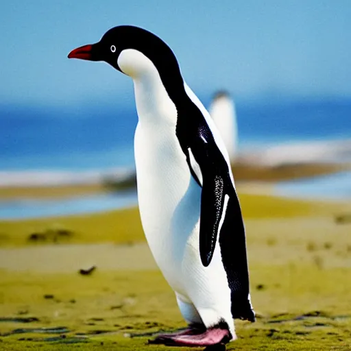 Image similar to humanoid penguin