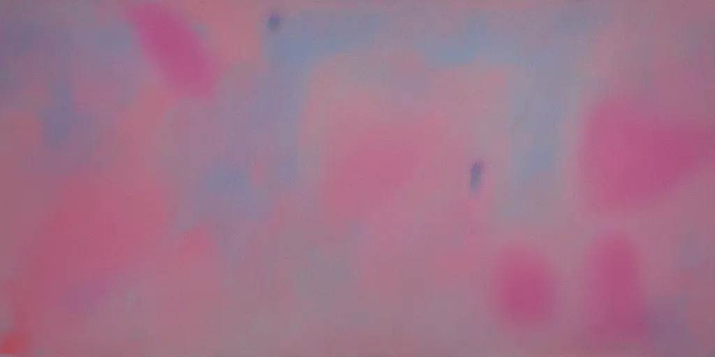 Image similar to an abstract painting of blush pastel blobs with smooth color transitions