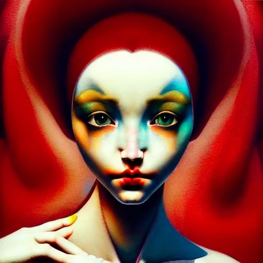 Image similar to stunningly beautiful woman who is a mix of dove cameron and madison beer, otto dix, junji ito, hr ginger, jan svankmeyer, beksinski, claymation, hyperrealistic, aesthetic, masterpiece