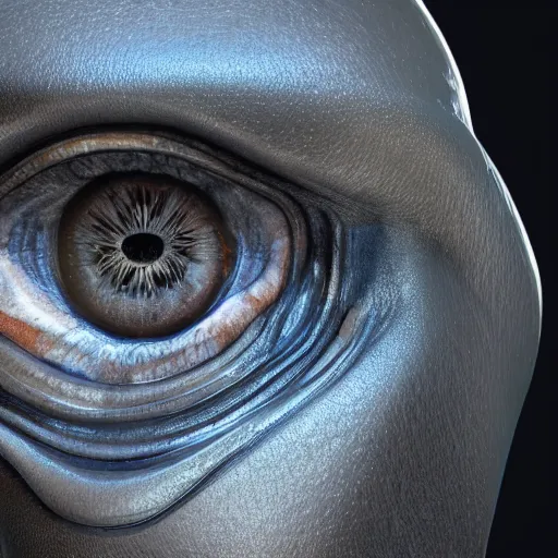 Prompt: photorealistic alien face closeup, ultra detailed, realistic