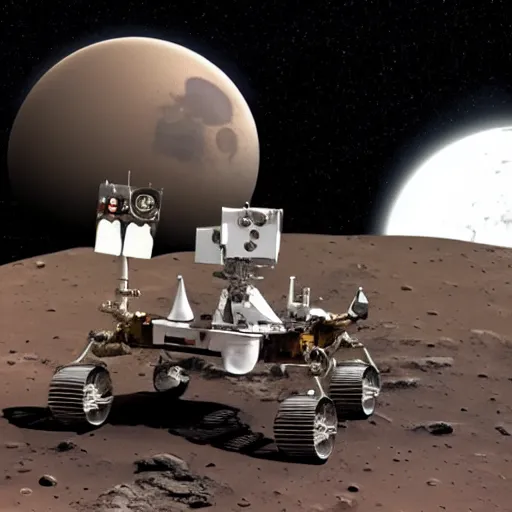 Image similar to Photo of the moon lander on mars