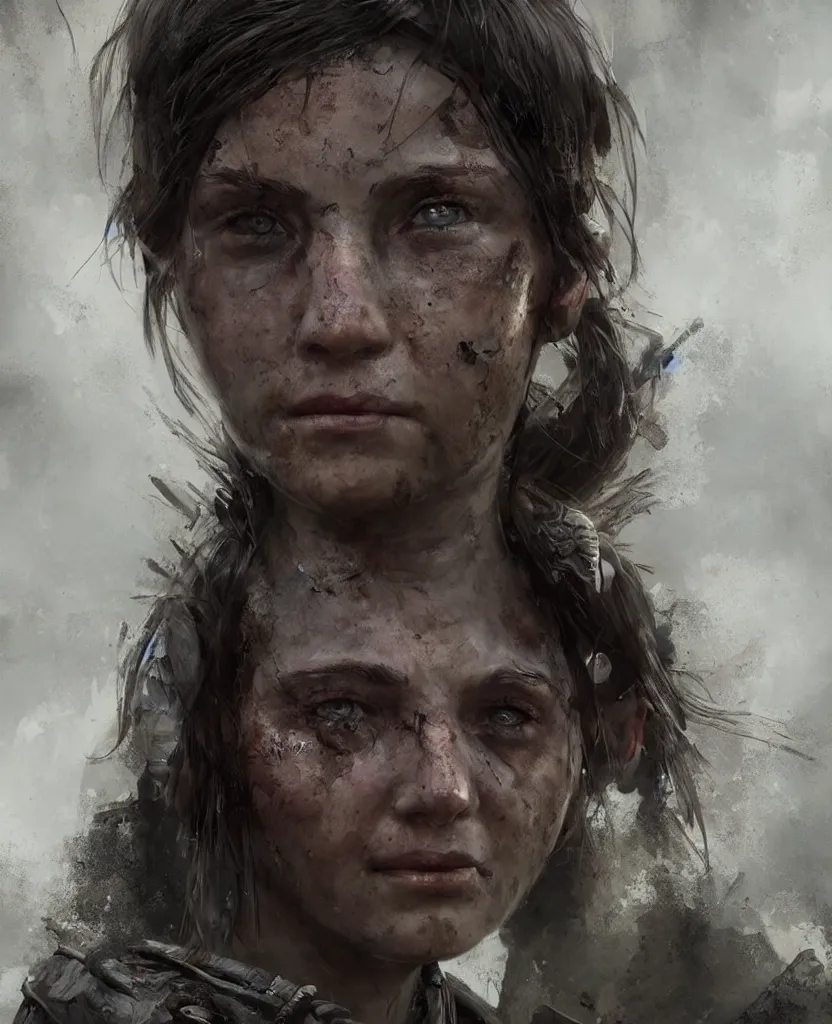 Prompt: ultra - realistic!! lifelike!! high details!! face!! portrait!! of a survivalist woman in a post apocalyptic city, gorgeous cinematic digital concept art trending on artstation by senior concept artist