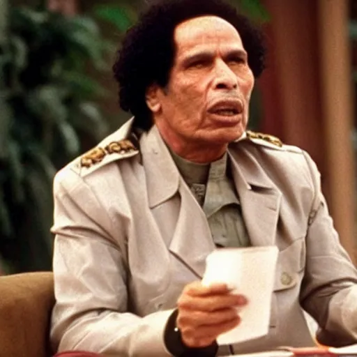 Image similar to A still of Muammar Gaddafi in Friends (1994)