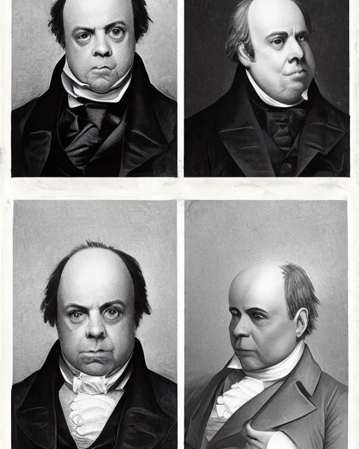 Image similar to upper body ambrotype of paul giamatti! as united states president john quincy adams, 1 8 2 7, paul giamatti!, sideburns, muttonchops, captured by anton otto fischer, trending on artstation