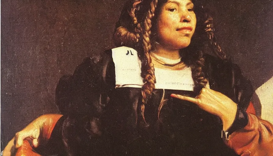 Image similar to diego velasquez, woman, painting,