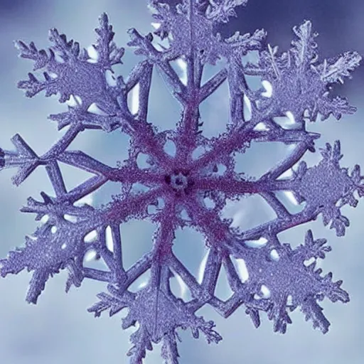 Prompt: a beautiful photo of a lacy snowflake which has icy legs, dancing a ballet about the frozen earth