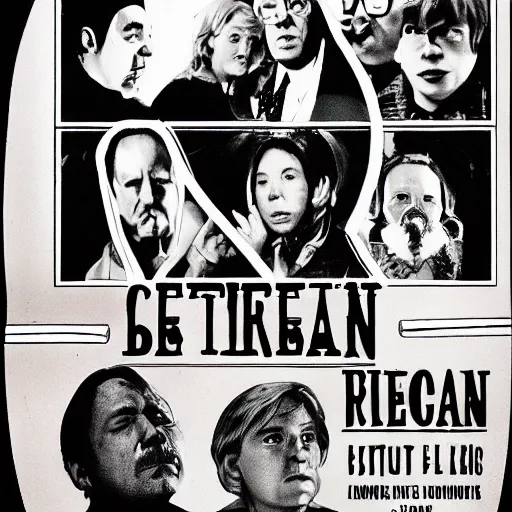 Image similar to criterion collection cover art for the film 1997 film Bean