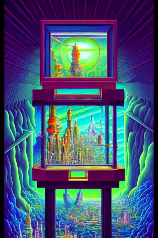 Prompt: a photorealistic painting of the transparent glass by jack storms, isometric nightmare machine by johfra bosschart, lisa frank, dark fantasy art, high detail, trending on artstation