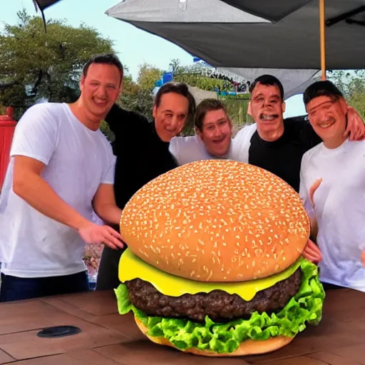 Image similar to giant burger, world record