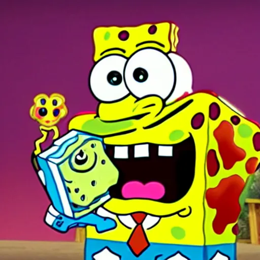 Prompt: spongebob squarepants