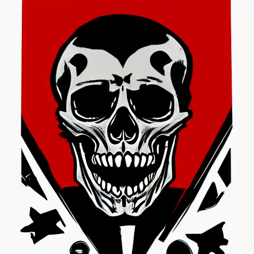 Image similar to punk rock skull, solo