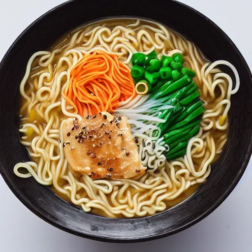 Image similar to Ramen with noodles made of RCA cables!!!!!!!, 35mm film