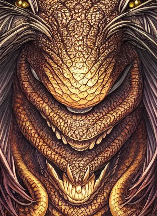 Prompt: highly detailed picture of great dragon, sketch, manga, edge of the universe, perfectly face, highly detailed, masterpiece, trending on artstation, golden ratio, cinematic romantic magical, perfect intricate highly detailed painting by akira toriyama, masashi kishimoto, and hiroyuki asada, digital art