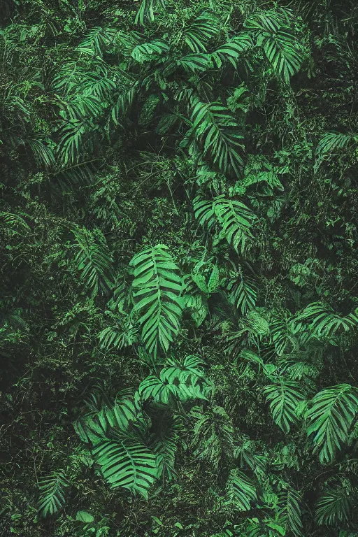 Prompt: agfa vista 4 0 0 photograph of vibrant green circle jungle in the middle of the desert, moody lighting, moody vibe, telephoto, 9 0 s vibe, grain, tranquil, calm, faded!,