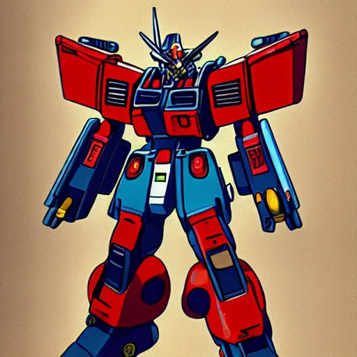 Image similar to rx-78-2 gundam in the style of banksey