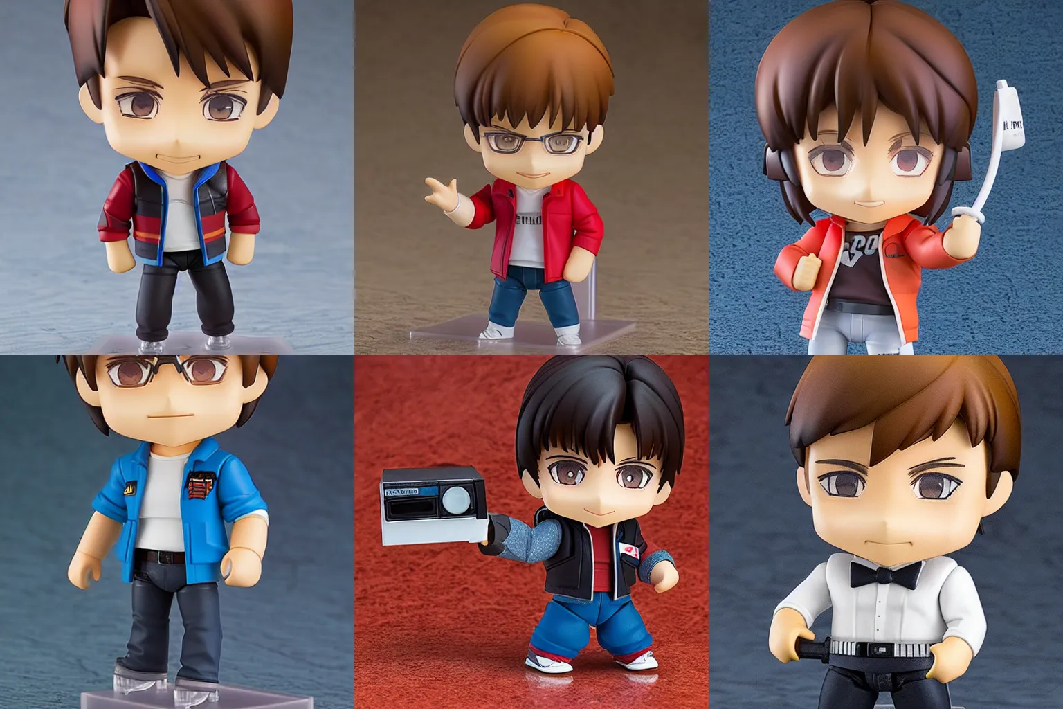 Prompt: Nendoroid of Marty McFly