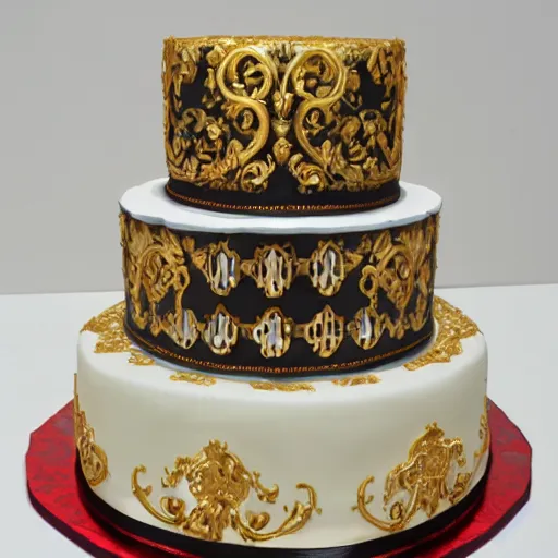 Prompt: Baroque cake