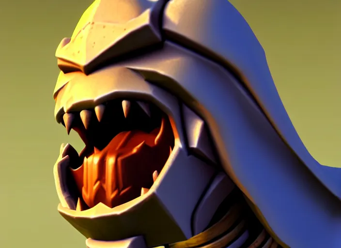 Image similar to festeroot head, stylized stl, 3 d render, activision blizzard style, hearthstone style, darksiders art style