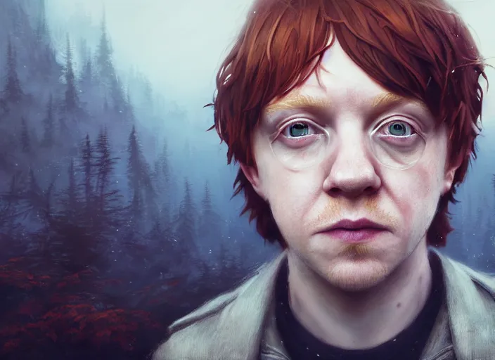 Image similar to highly detailed portrait of rupert grint, in life is strange, stephen bliss, 8 k, unreal engine, fantasy art by greg rutkowski, loish, rhads, ferdinand knab, makoto shinkai and lois van baarle, ilya kuvshinov, rossdraws, tom bagshaw, global illumination, radiant light, detailed and intricate environment