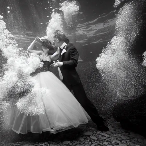 Image similar to underwater smoke formal party studio photo