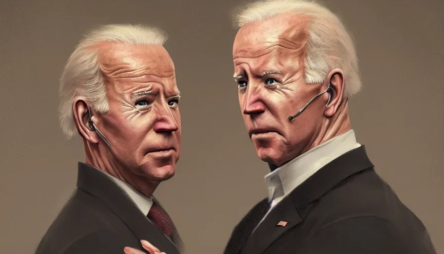 Prompt: Baroque painting of Joe Biden, hyperdetailed, artstation, cgsociety, 8k