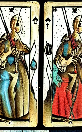 Image similar to The shoegaze guitarist, 1600s tarot card