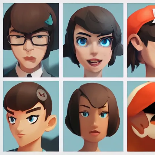 Image similar to face icon stylized minimalist nintendo 3 ds, loftis, cory behance hd by jesper ejsing, by rhads, makoto shinkai and lois van baarle, ilya kuvshinov, rossdraws global illumination