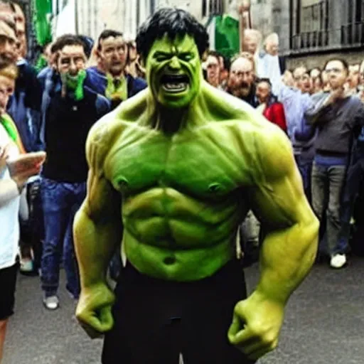 Prompt: Mariano Rajoy as Hulk