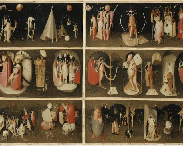 Prompt: hieronymus bosch concept of diversity equity and inclusion