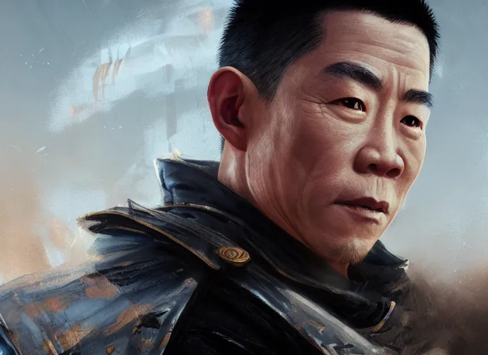 Prompt: highly detailed portrait of jet li, in dead or alive 6, stephen bliss, 8 k, unreal engine, fantasy art by greg rutkowski, loish, rhads, ferdinand knab, makoto shinkai and lois van baarle, ilya kuvshinov, rossdraws, tom bagshaw, global illumination, radiant light, detailed and intricate environment