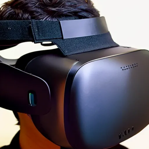 Image similar to next generation vr headset, futuristic