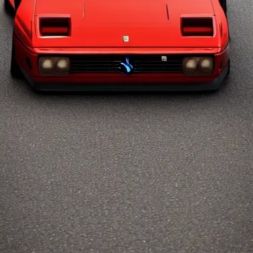 Image similar to ferrari 288 gto, hypermaximalistic, high details, cinematic, 8k resolution, beautiful detailed, insanely intricate details, artstation trending, octane render, unreal engine,