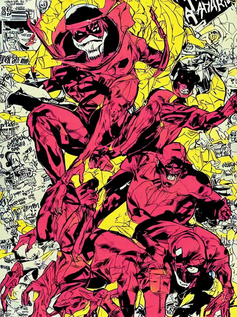 Prompt: Anarky comic book cover by Todd McFarlane
