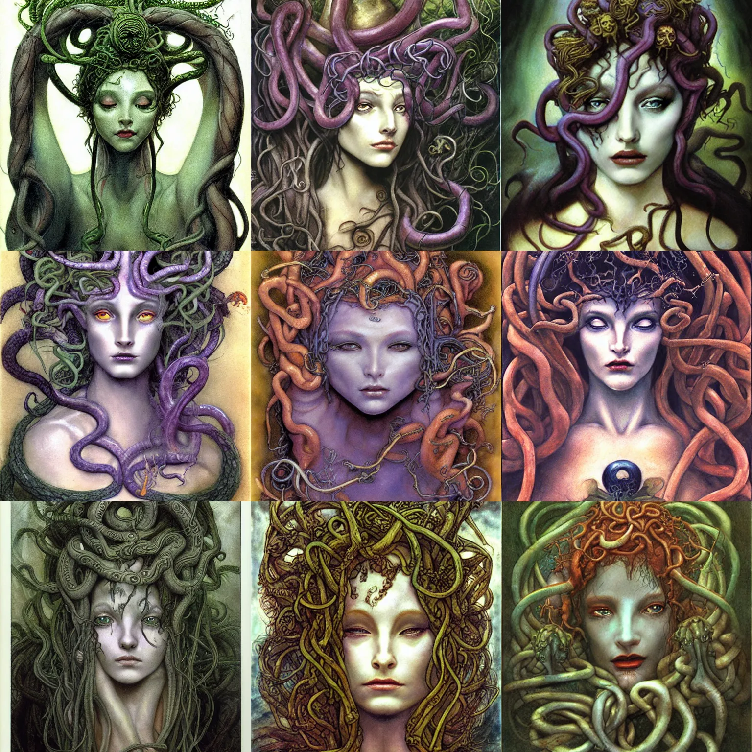Prompt: medusa by brian froud