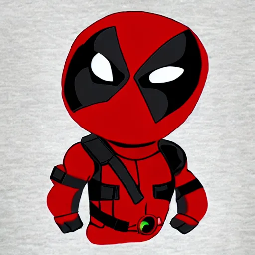 Prompt: baby deadpool