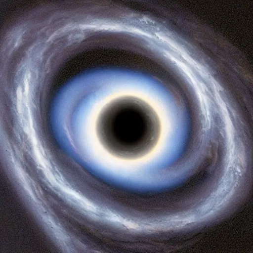 Prompt: earth caught in a black hole 47