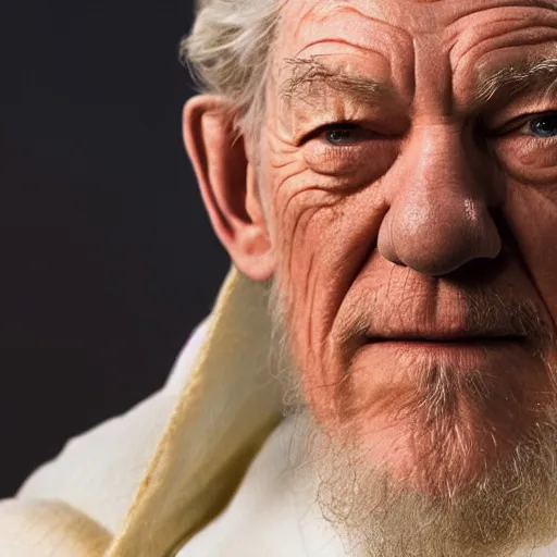 Image similar to Ian McKellen as Obi-Wan Kenobi, 4k, UHD