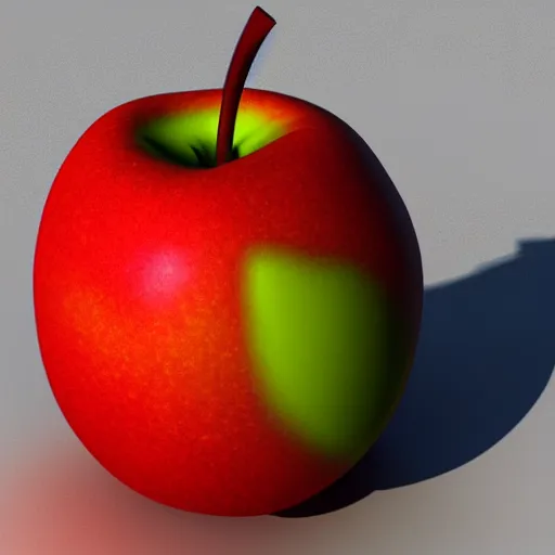 Prompt: low poly Apple, 3d Render, detailed