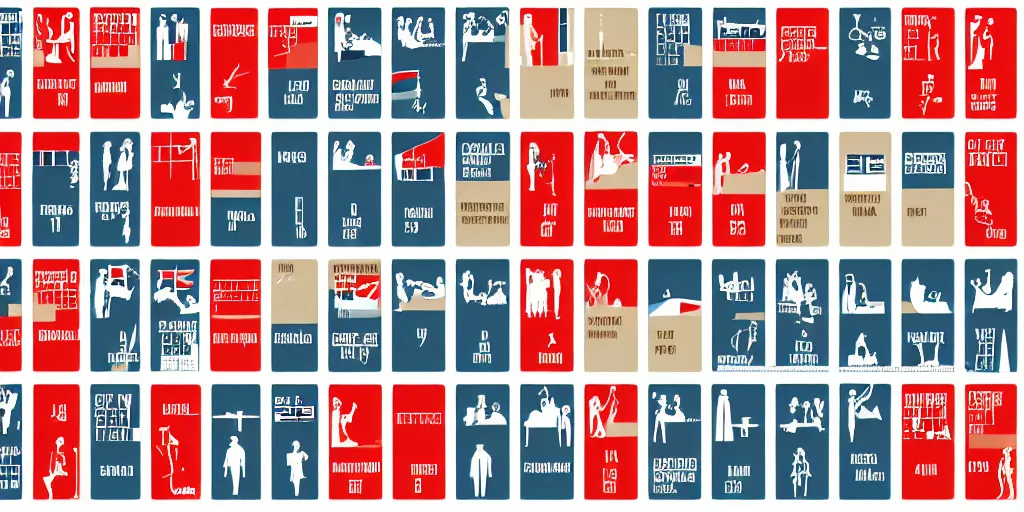 Prompt: british and soviet elections by isotype, organized into 1 chart with 2 0 icons showing the comparison across governing bodies