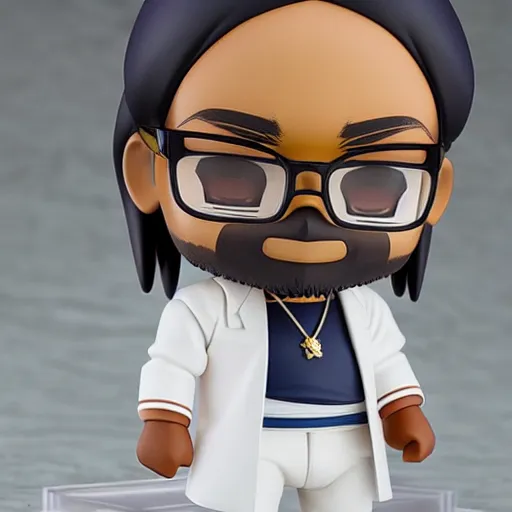 Prompt: An anime Nendoroid of Snoop Dogg, figurine, detailed product photo