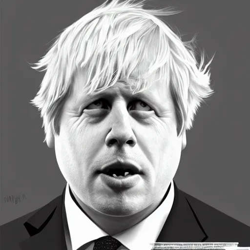 Prompt: boris johnson in the style of furry, trending on furaffinity