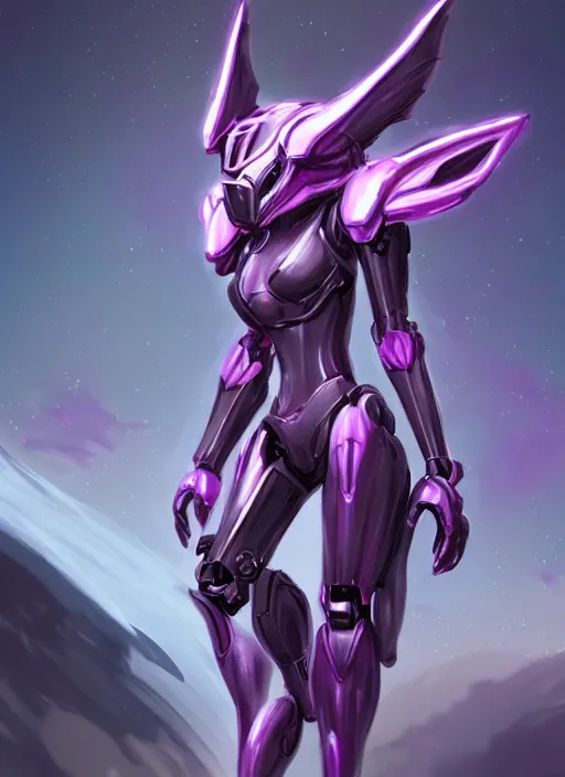 Image similar to cinematic goddess full shot, beautiful stunning hot anthropomorphic robot mecha female dragon, sleek dragon head, metal ears, led purple eyes, smooth fuschia skin, smooth silver armor, floating in space, eating a planet, epic proportions, epic size, epic detail, furry art, dragon art, giantess art, warframe fanart, furaffinity, octane