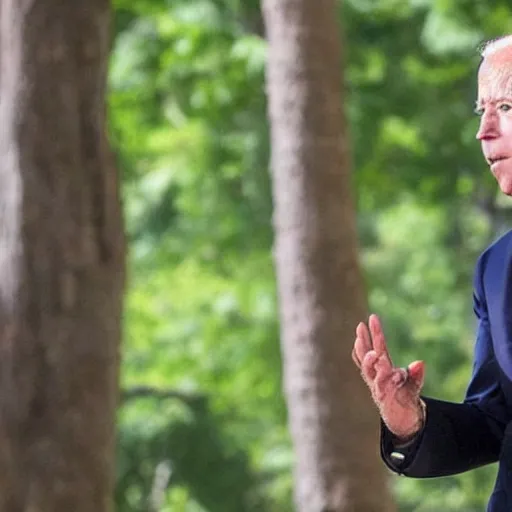 Image similar to joe biden as groot