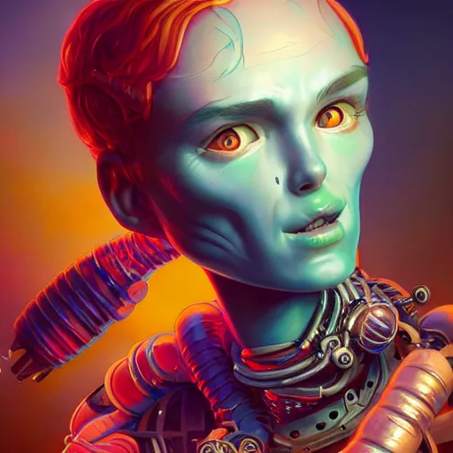 Image similar to lofi biopunk Asmongold portrait Pixar style by Tristan Eaton Stanley Artgerm and Tom Bagshaw.