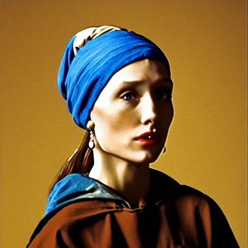 Prompt: joey butafuco from friends as the girl with the pearl earring