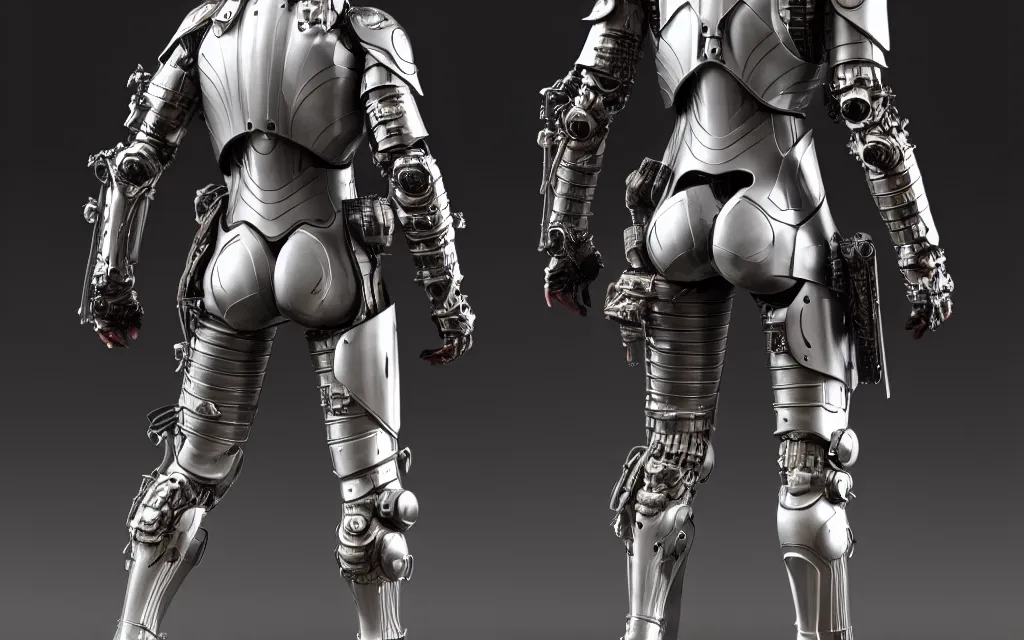 Image similar to war, diverse katana cybersuits, from behind, wide wide angle, vivid, elaborate, highly detailed, beautiful lighting