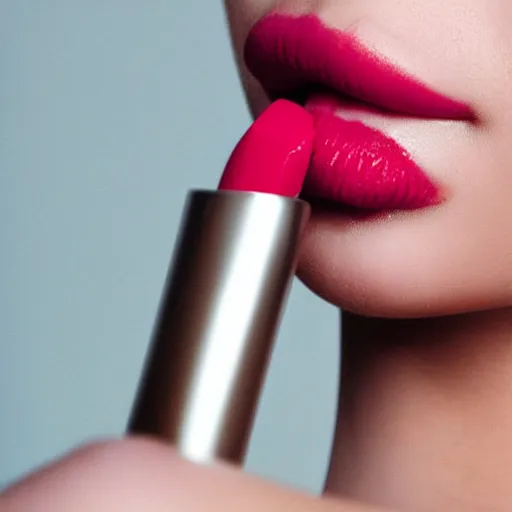 Image similar to fingers holding lipstick