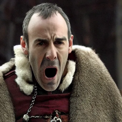Prompt: stannis screaming