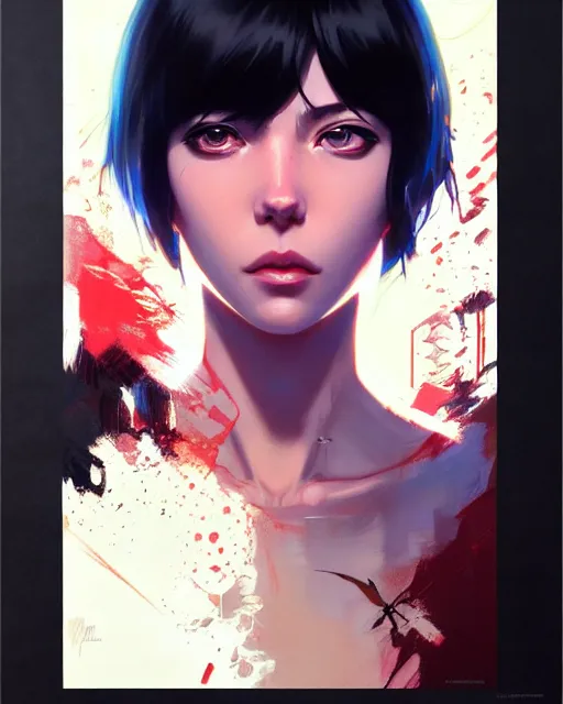 Image similar to dead inside!!!, fine - face, audrey plaza, realistic shaded perfect face, fine details. anime. realistic shaded lighting poster by ilya kuvshinov katsuhiro otomo ghost - in - the - shell, magali villeneuve, artgerm, jeremy lipkin and michael garmash and rob rey